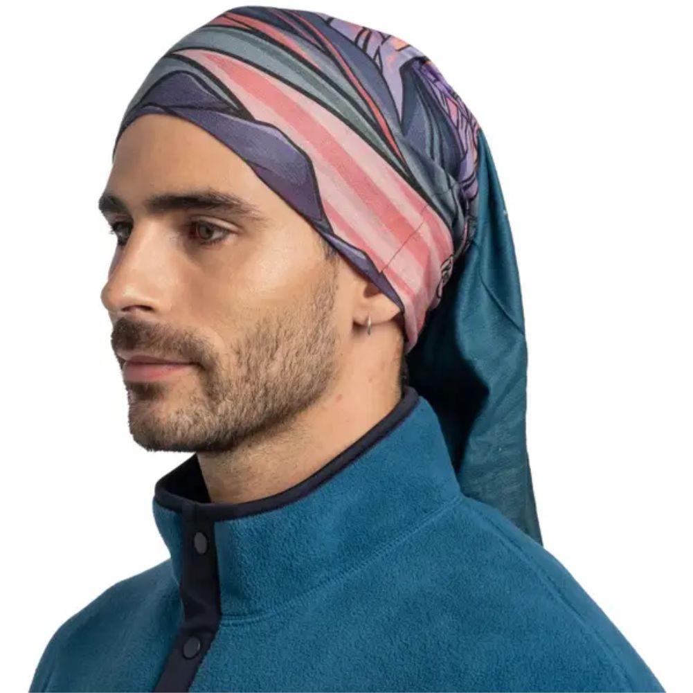 Buff CoolNet UV Neckwear (Yosemite National Park) over head