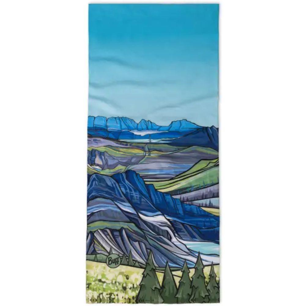 Buff CoolNet UV Neckwear (Glacier National Park) back