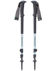 Black Diamond Women's Trail Trekking Poles - 3 Section Flicklock Walking Poles (Alpine Lake)