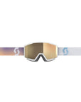 SCOTT Factor Pro Light Sensitive Sports Goggle (Bronze chrome/White/Soft Pink) front