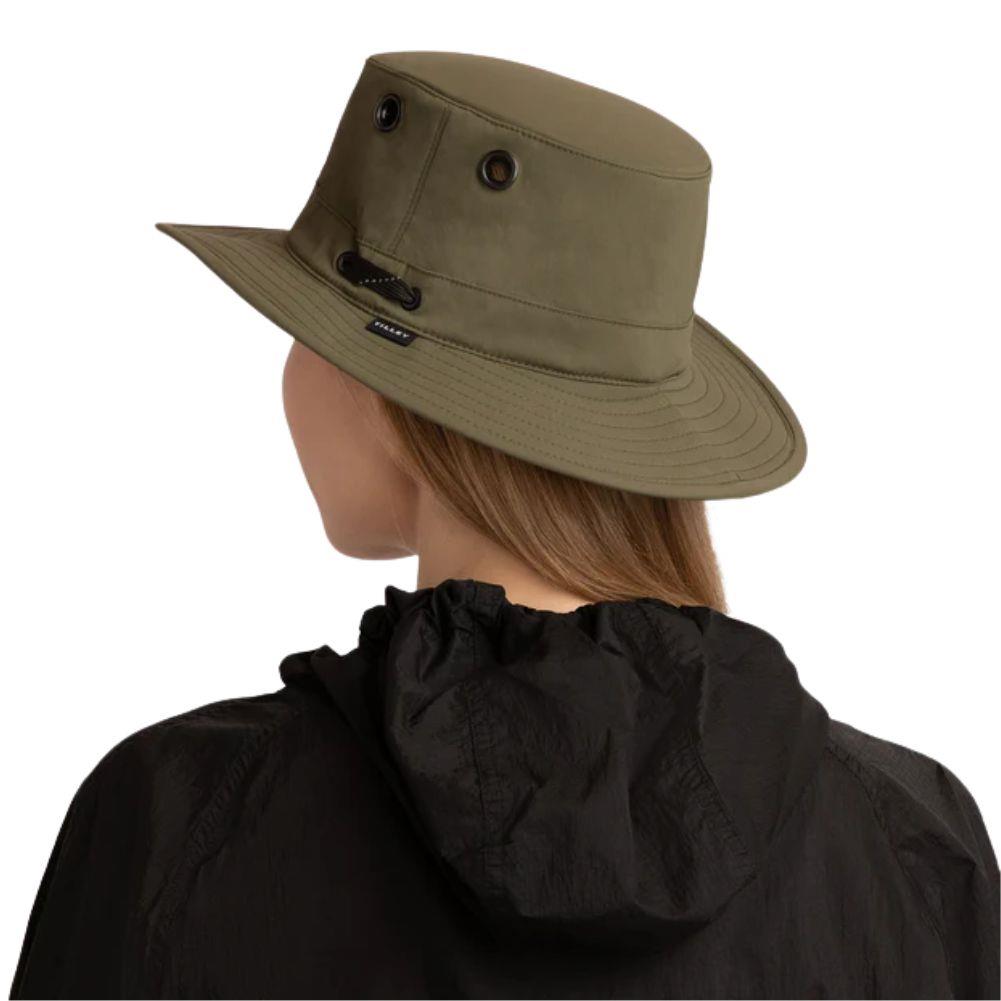Tilley Ultralight T5 Classic Hat (Olive) back view