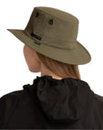 Tilley Ultralight T5 Classic Hat (Olive) back view