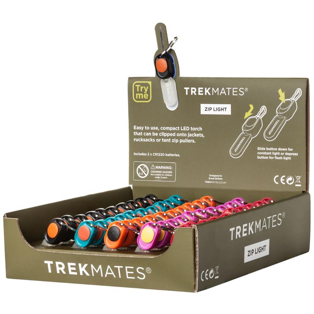 Trekmates Zip Light (Various Colours) in a box