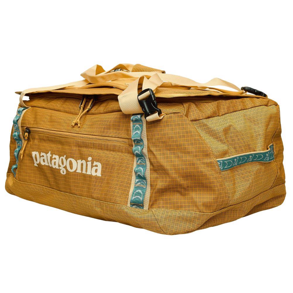 Patagonia Black Hole 55L Duffel Bag (Pufferfish Gold) left side