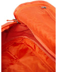 Patagonia Black Hole 55L Duffel Bag (Pollinator Orange) flap open