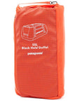 Patagonia Black Hole 55L Duffel Bag (Pollinator Orange) packed