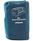 Patagonia Black Hole 55L Duffel Bag (Tidal Teal) packed up