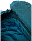 Patagonia Black Hole 55L Duffel Bag (Tidal Teal) flap open