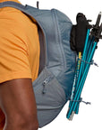 Montane Trailblazer 8L Backpack (Stone Blue) walking poles