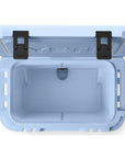 Yeti Roadie 32 Wheeled Cool Box (Big Sky Blue) top view down