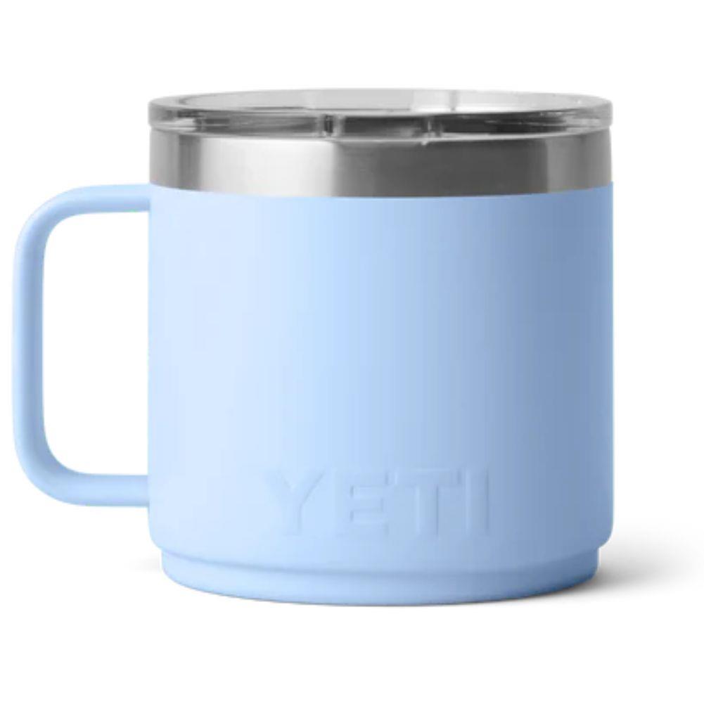 Yeti Rambler 14oz (414 ml) Stackable Mug (Big Sky Blue) back