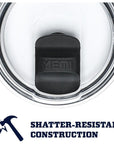 Yeti Rambler 14oz (414 ml) Stackable Mug (Big Sky Blue) shatter