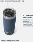 Yeti Rambler 10 OZ (296 ml) Tumbler (Big Blue Sky) more info