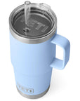 Yeti Rambler 25 OZ (710 ML) Straw Mug (Big Sky Blue) top angle
