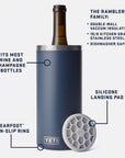 Yeti Rambler Wine Chiller (Big Sky Blue) info