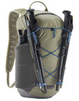 Patagonia Terravia Pack 14L - L (River Rock Green) walking poles