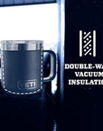 Yeti Rambler 10 oz (296 ml) Stackable Mug (Rescue Red)