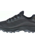 Merrell Women's Moab Speed GTX Walking Shoes - 5.5 UK (Black/Asphalt) left