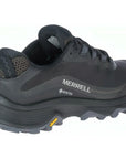 Merrell Women's Moab Speed GTX Walking Shoes - 5.5 UK (Black/Asphalt) right angle back