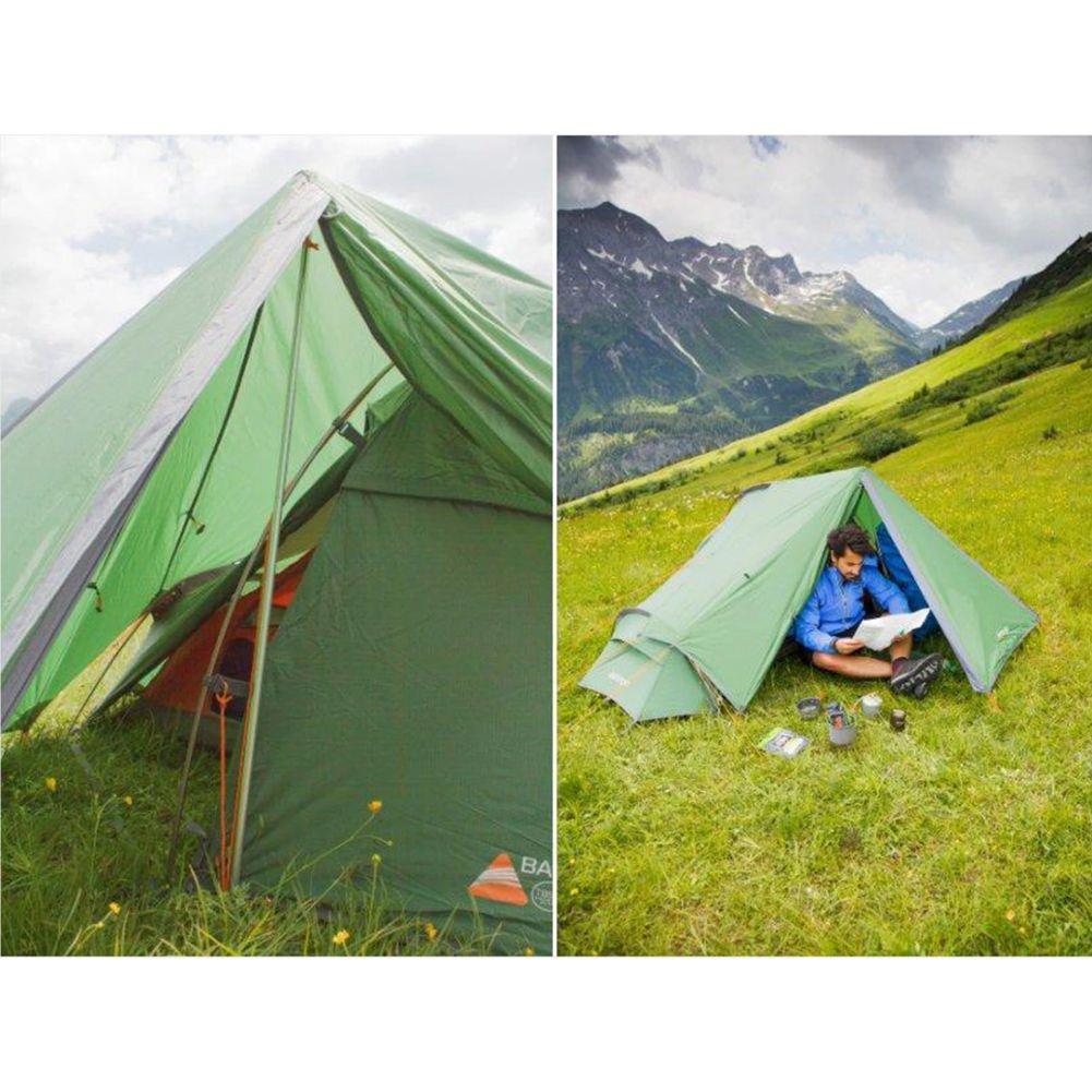 Vango Banshee Gear Store (Pamir Green) being used