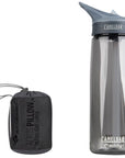 Sea To Summit Aeros Ultralight Pillow - Large (Grey) next to bottle