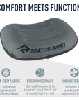 Sea To Summit Aeros Ultralight Pillow - Large (Grey) comfortable