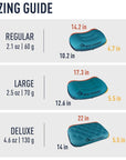 Sea To Summit Aeros Ultralight Pillow - Large (Grey) sizes