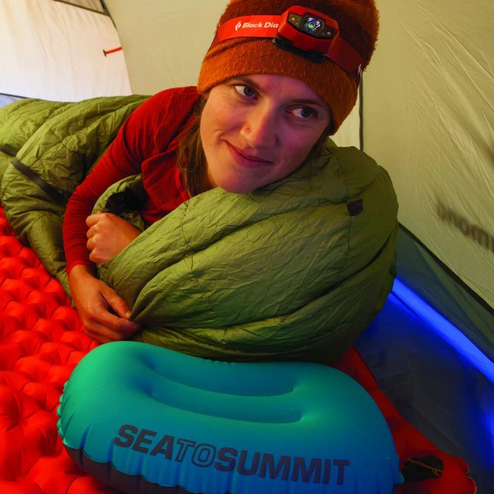 Sea To Summit Aeros Ultralight Pillow - Regular (Aqua) used