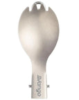 Vango Titanium Folding Spork close up folded