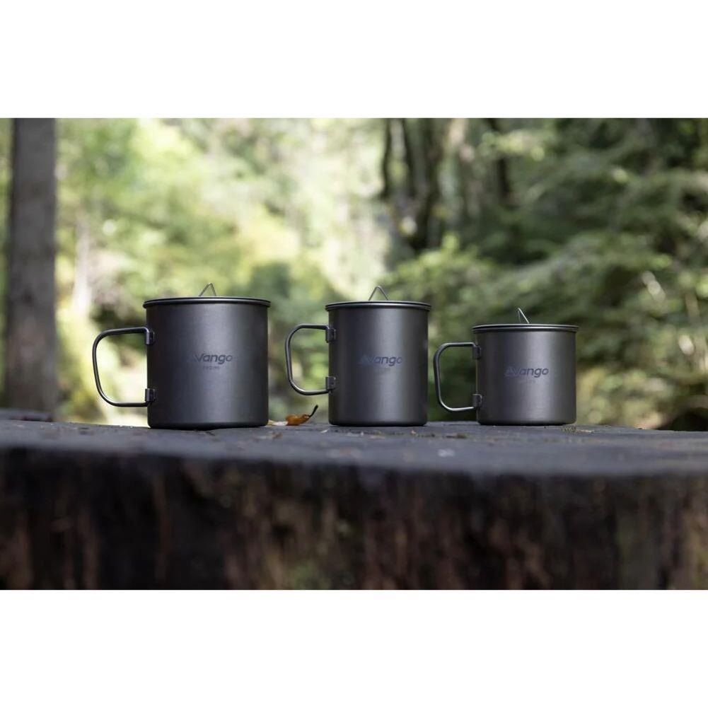 Vango Titanium Single Walled 650ml Mug sizes
