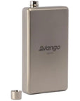 Vango Titanium 120ml Hip Flask lid off