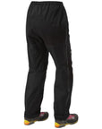 Mountain Equipment Women's Saltoro GTX Trousers (Black) back angle