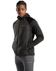 Montane Men's Sirocco Lite Hooded Insulated Jacket (Black) hands in pocket