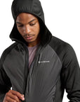 Montane Men's Sirocco Lite Hooded Insulated Jacket (Black) hood up