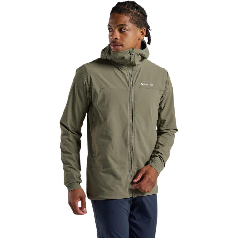 Montane Men's Tenacity Hooded Softshell Jacket (Caper) left