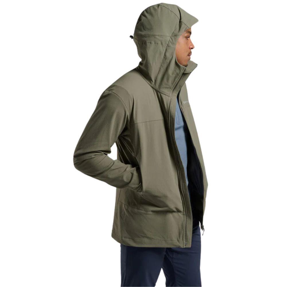 Montane Men's Tenacity Hooded Softshell Jacket (Caper) ooking right