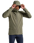 Montane Men's Tenacity Hooded Softshell Jacket (Caper) hood up