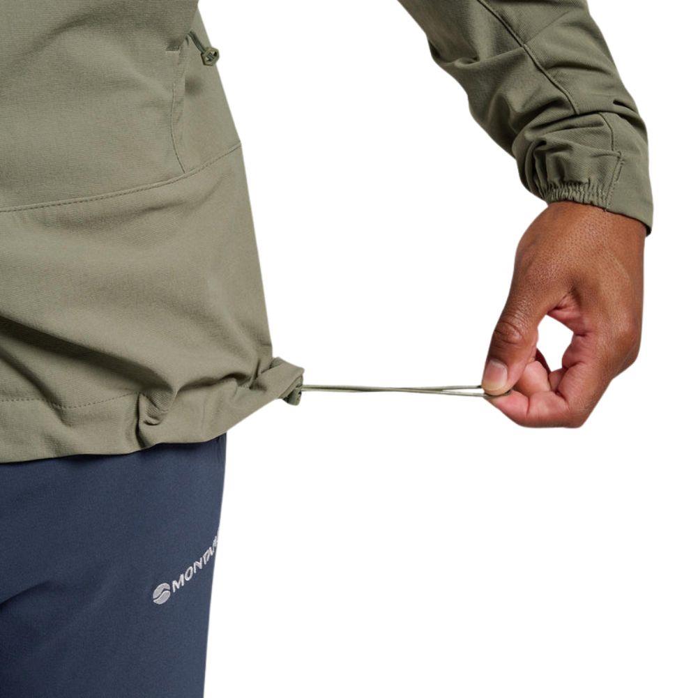 Montane Men's Tenacity Hooded Softshell Jacket (Caper) pulley