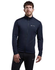 Montane Men's Protium Fleece Jacket (Eclipse Blue) front model
