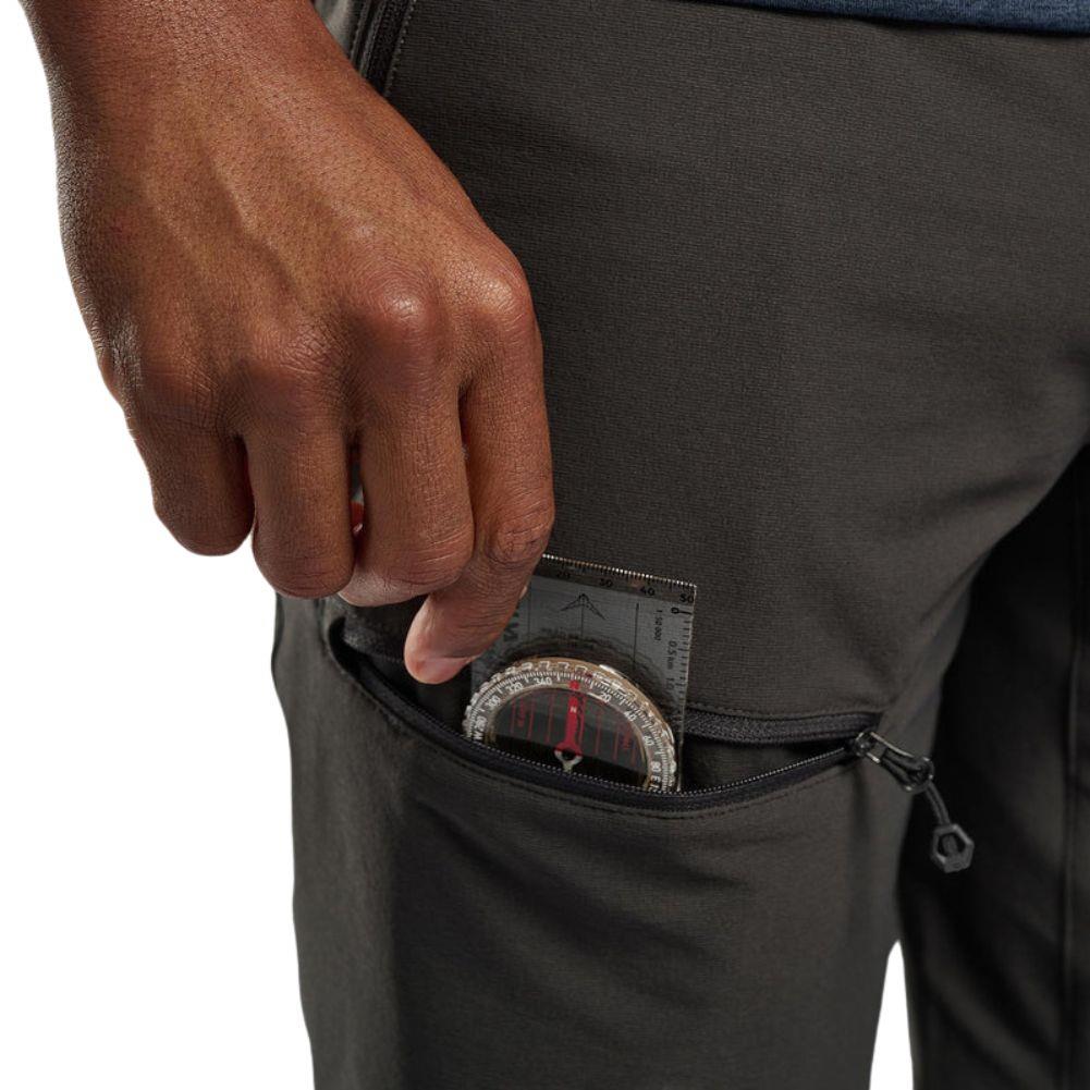 Montane Men's Tenacity Hiking Shorts (Midnight Grey) compass
