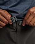 Montane Men's Tenacity Hiking Shorts (Midnight Grey) buckle