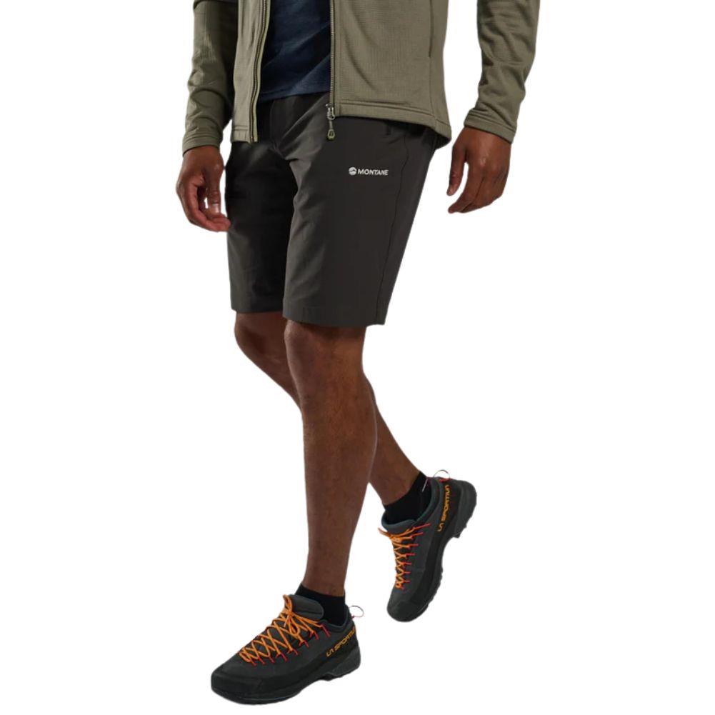 Montane Men's Tenacity Hiking Shorts (Midnight Grey) walking away