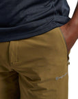 Montane Men's Tenacity Hiking Shorts (Olive) hand in pocket