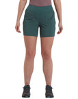 Montane Women's Tucana Lite Shorts (Deep Forest) front