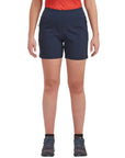 Montane Women's Tucana Lite Shorts (Eclipse Blue) front