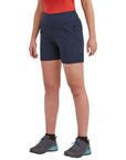 Montane Women's Tucana Lite Shorts (Eclipse Blue) angle
