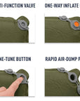 Sea to Summit Camp Plus Self-Inflating Sleeping Mat - Regular (Moss) how to use