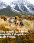 Sea to Summit Dry Bag Sling (Jet Black) hillwalking
