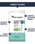 Sea To Summit Wilderness Wipes Compact - 12 Wipes features