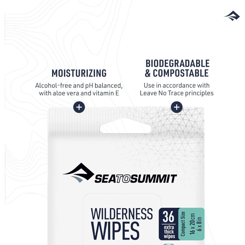 Sea To Summit Wilderness Wipes Compact - 12 Wipesv moisturse